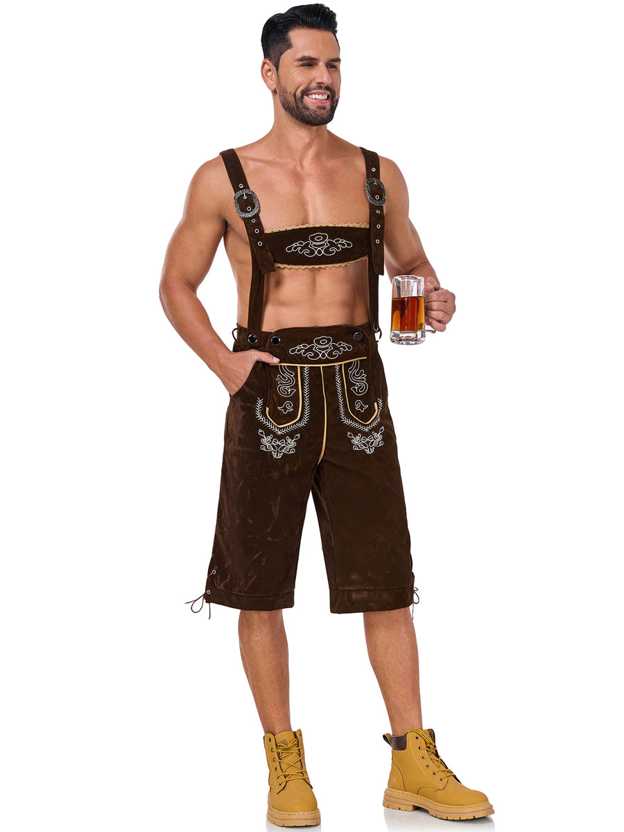 Men's Lederhosen Oktoberfest Costume