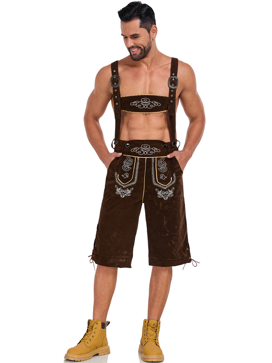 Men's Lederhosen Oktoberfest Costume