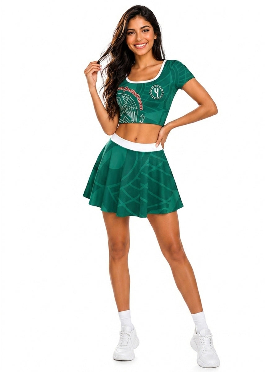 Mexico Soccer Cheerleader Costume