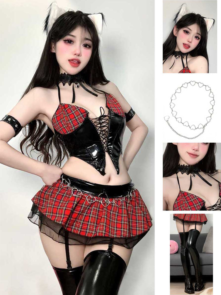Anime Misa Plaid Outfit
