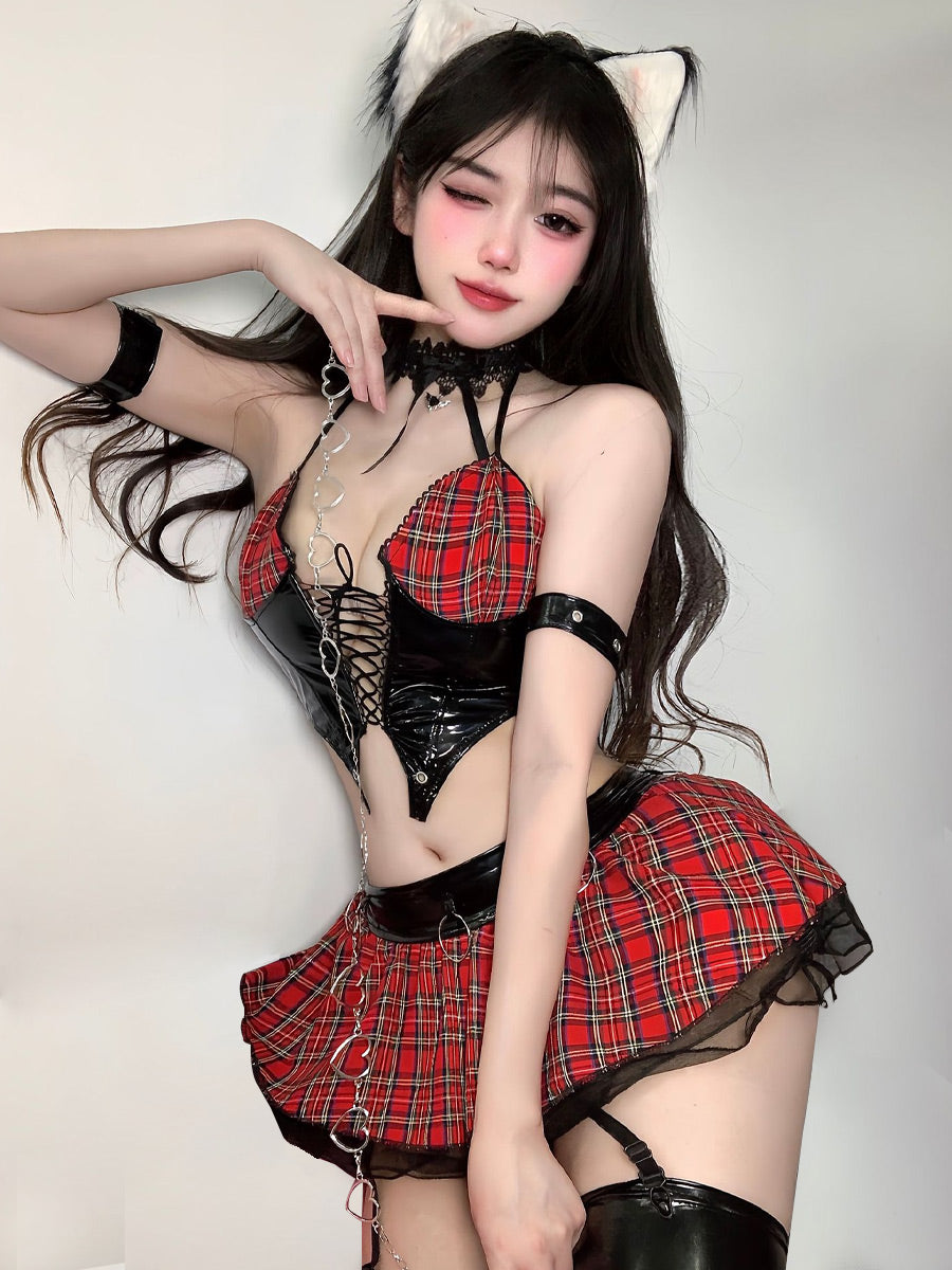 Anime Misa Plaid Outfit