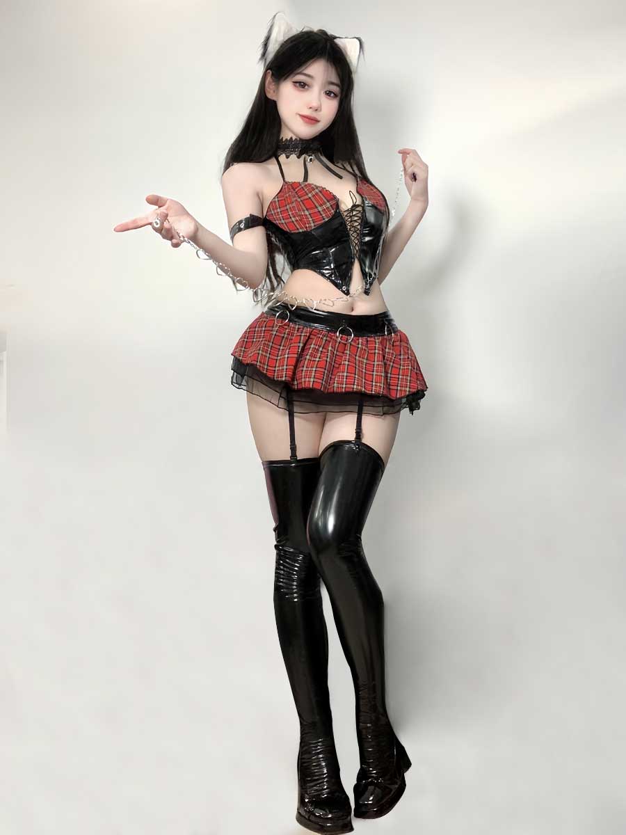 Anime Misa Plaid Outfit