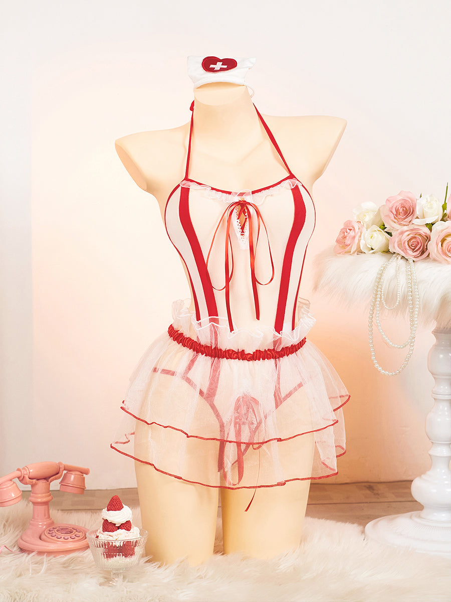 Naughty Nurse Roleplay Lingerie Costume