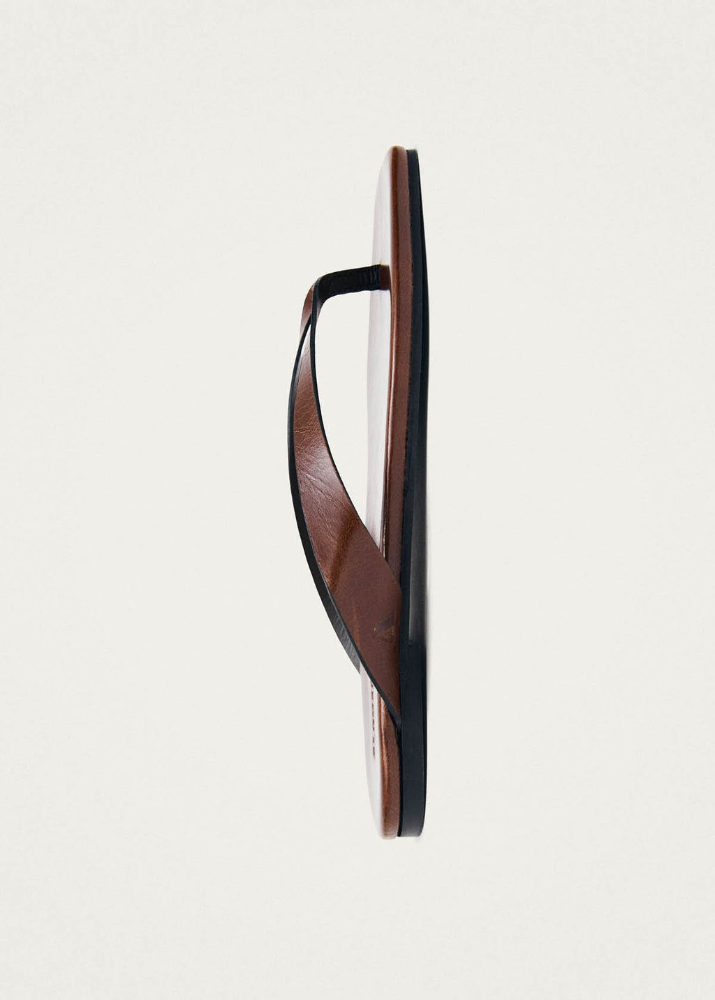 Ola Rift Brown Leather Sandals