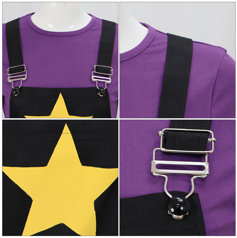 Creepy Game Gothic Doll Cosplay Costume for Kids and Adults