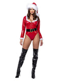 Red Latex Christmas Costume