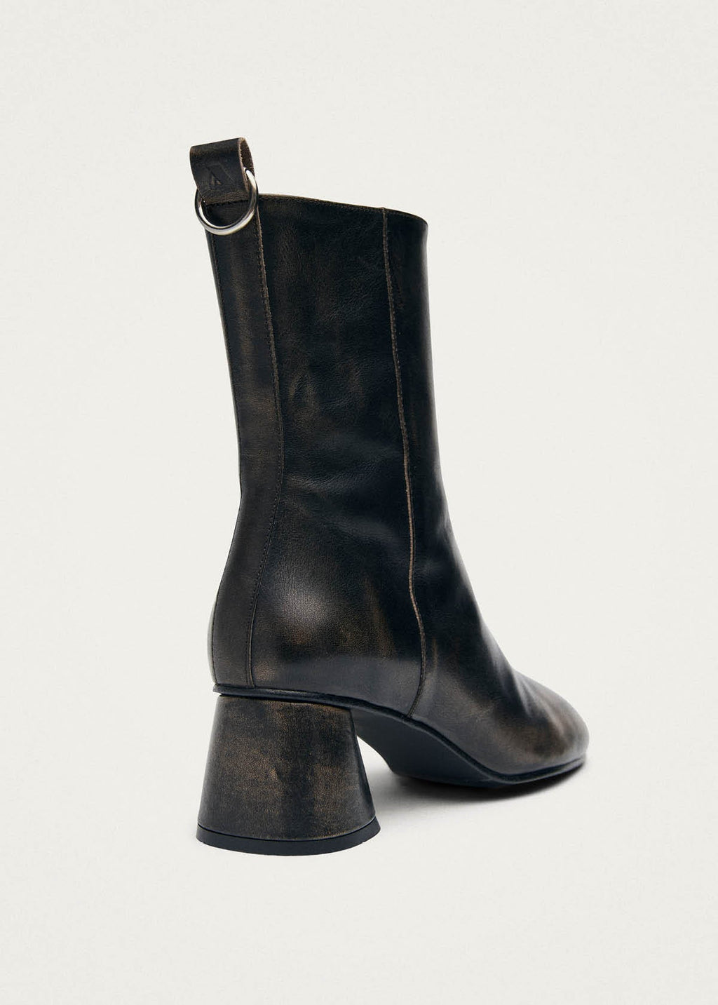 Roebar Vintage Effect Brown Leather Ankle Boots