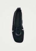 Rosalind Mesh Black Ballet Flats