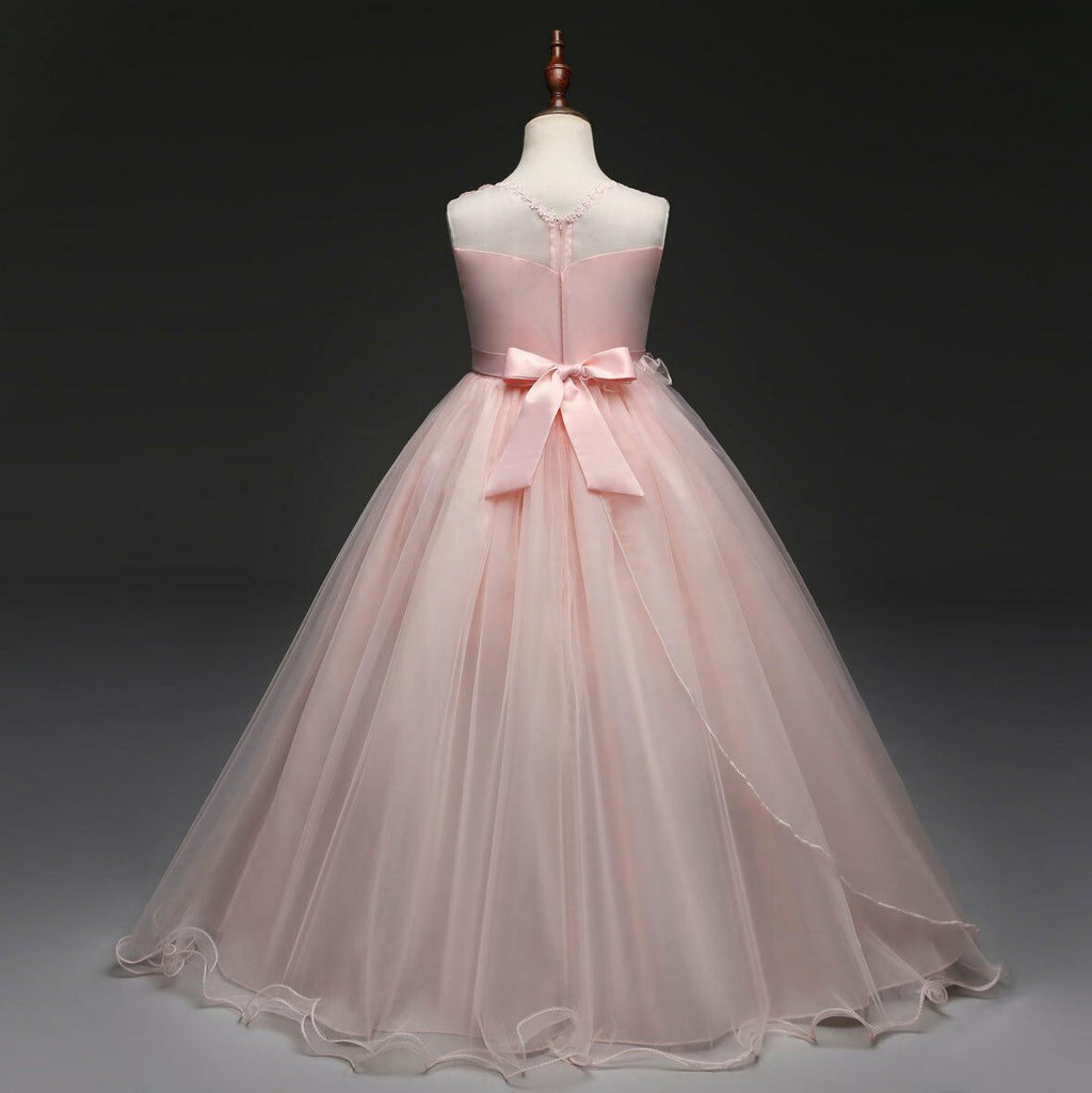 Flower Girl Dresses Princess Formal Graduation Bridesmaid Wedding Ball Gown