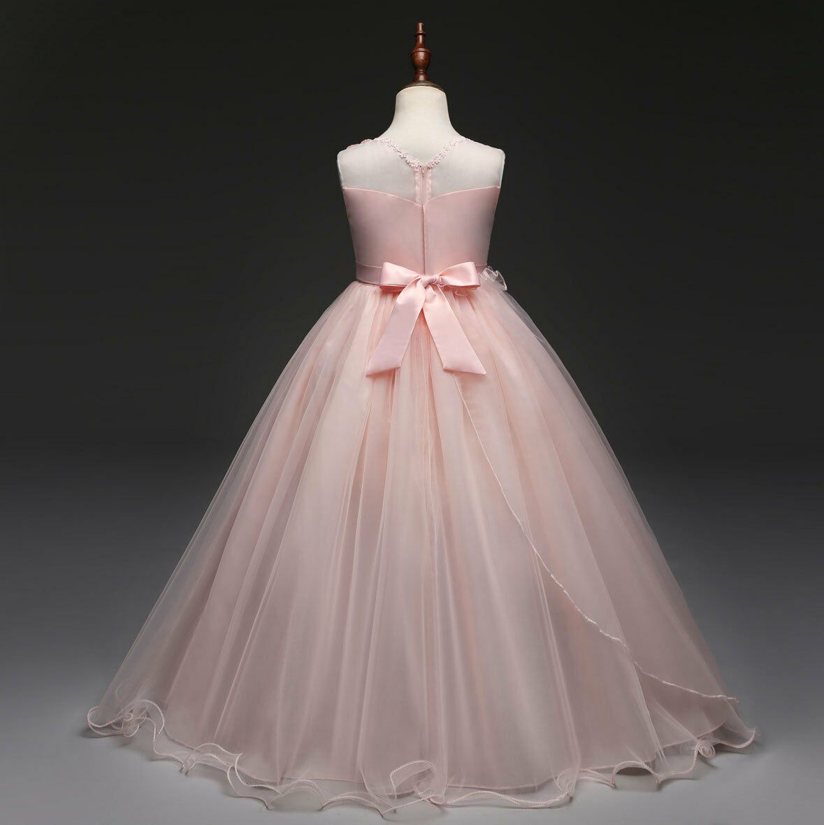 Flower Girl Dresses Princess Formal Graduation Bridesmaid Wedding Ball Gown