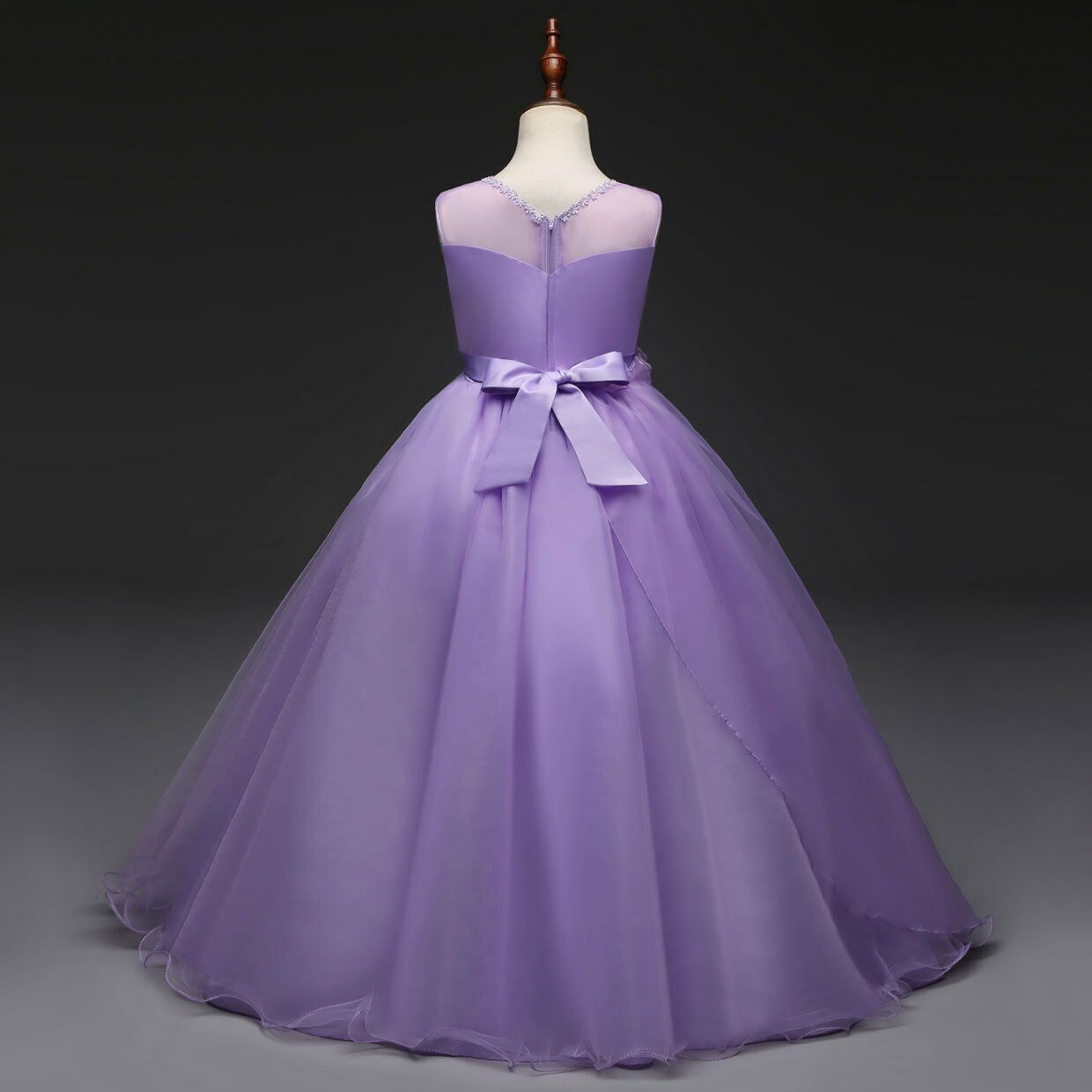 Flower Girl Dresses Princess Formal Graduation Bridesmaid Wedding Ball Gown