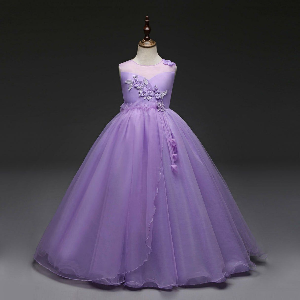 Flower Girl Dresses Princess Formal Graduation Bridesmaid Wedding Ball Gown