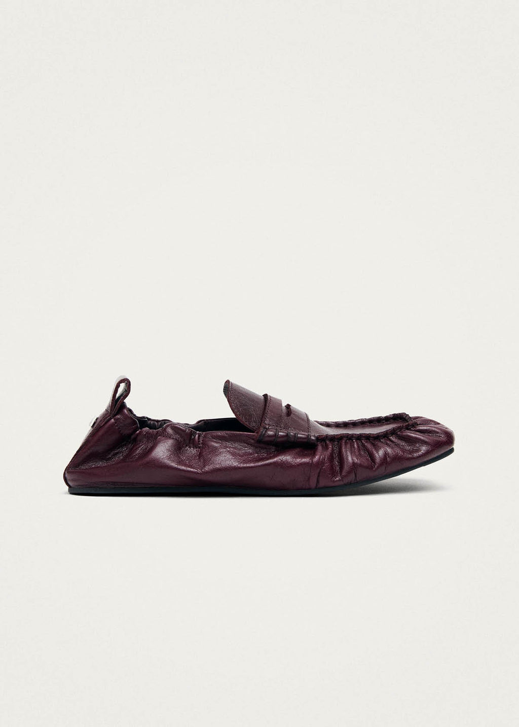 Sage Burgundy Leather Loafers