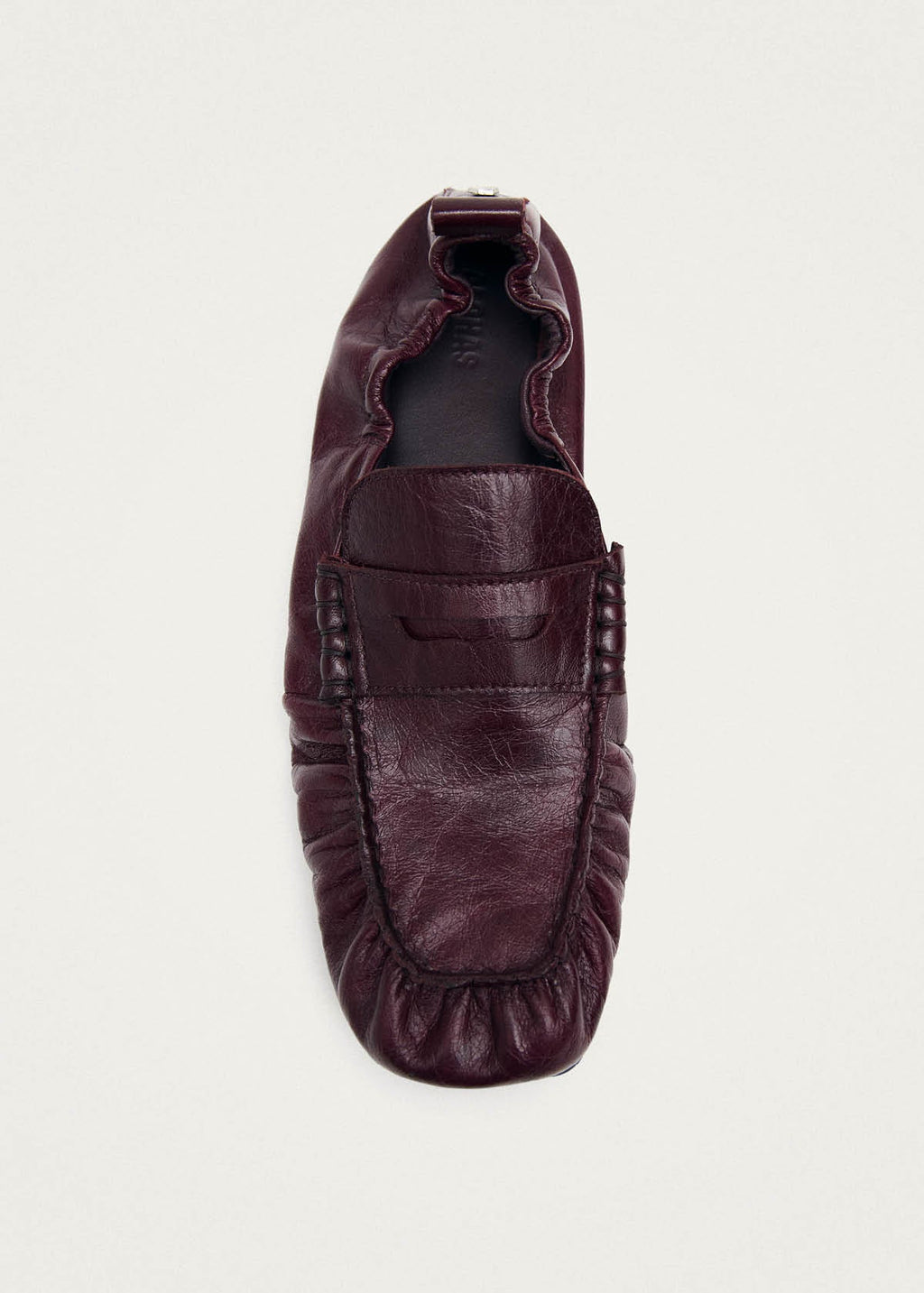 Sage Burgundy Leather Loafers