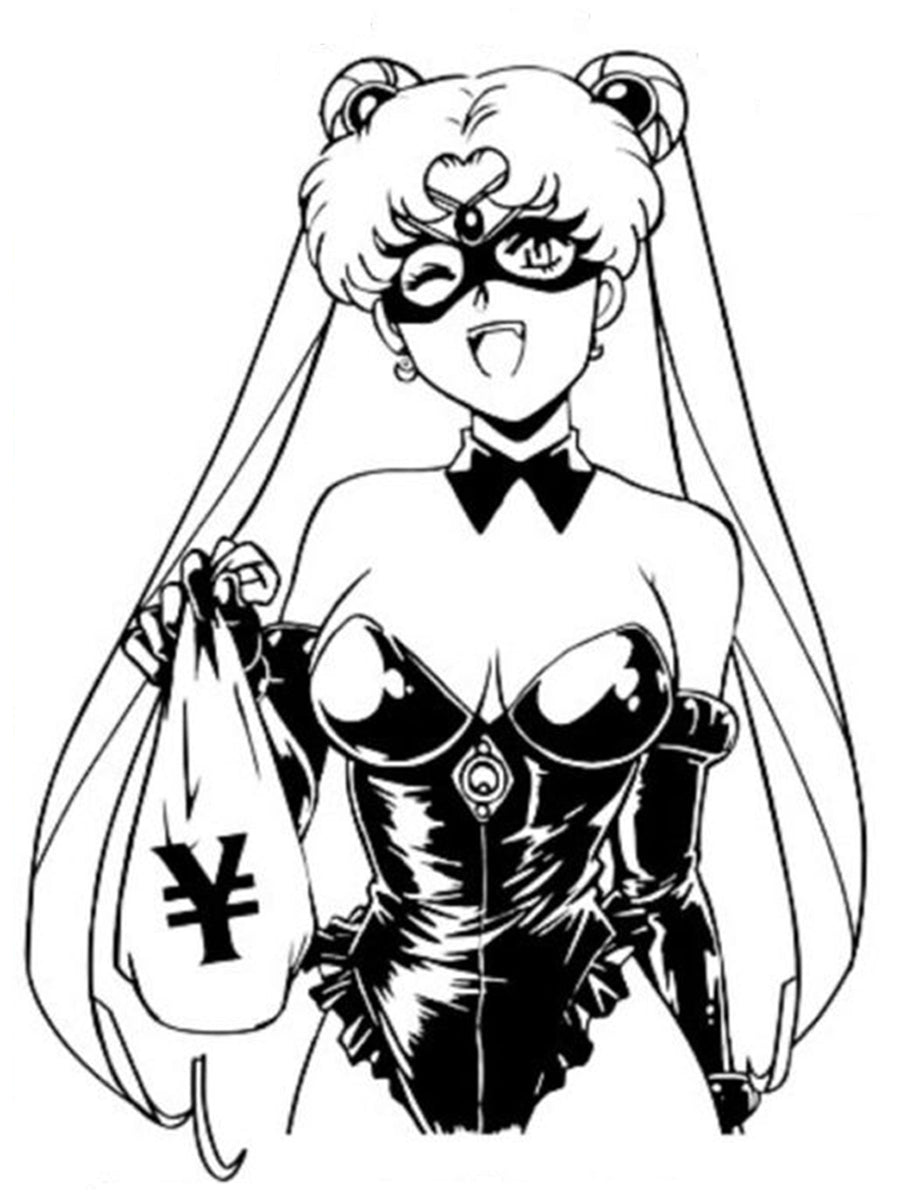 Black Anime Lingerie for Women