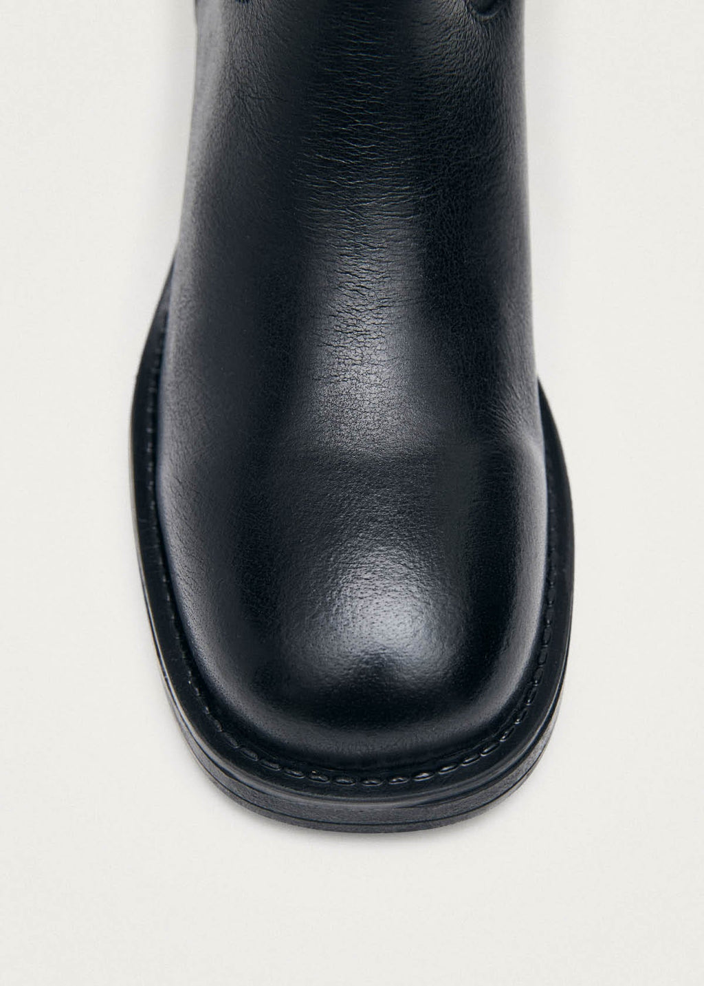 Sajan Black Leather Boots