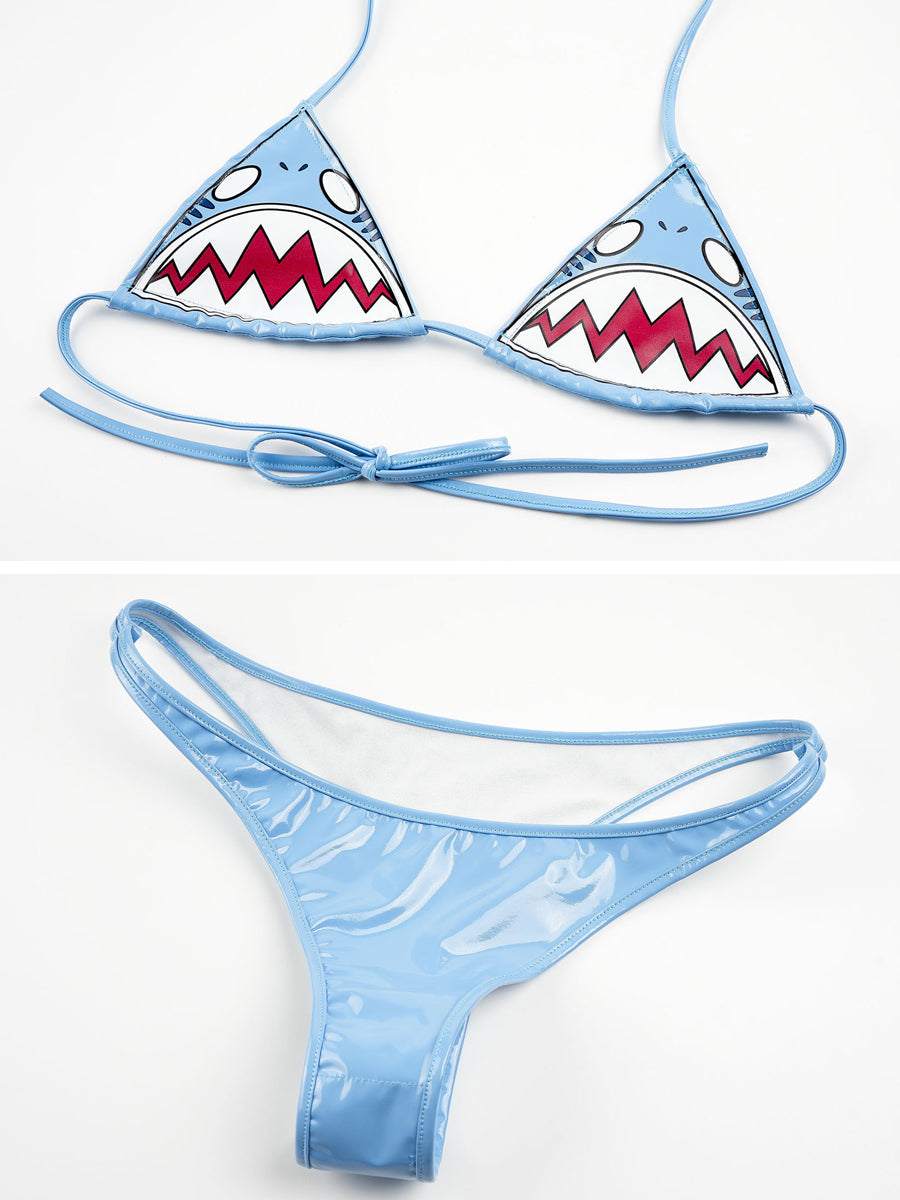 Cute Shark Bikini Set