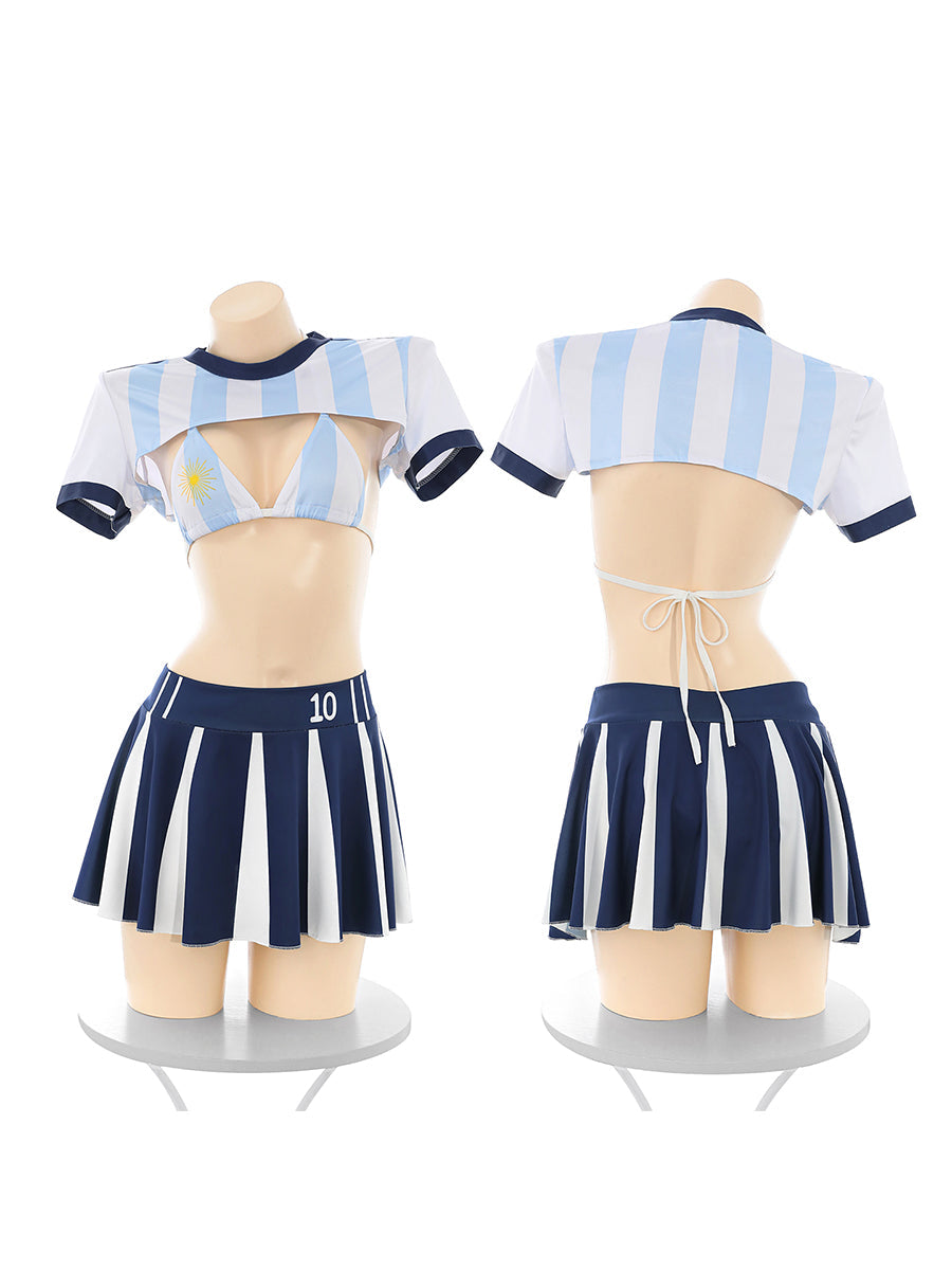 Argentina Soccer Cheerleader Costume