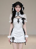 Cutout Chinese Cheongsam Dress