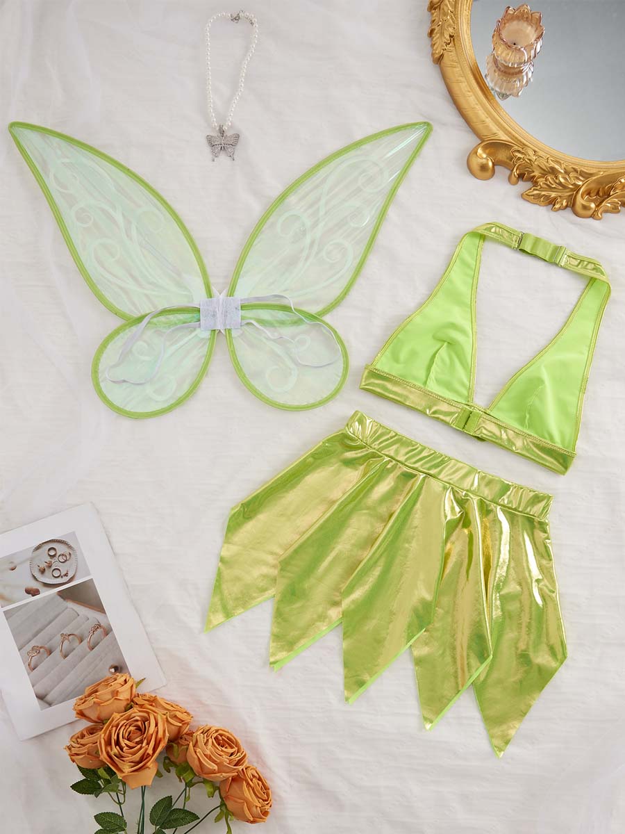 Metallic Forest Fairy Costume Set