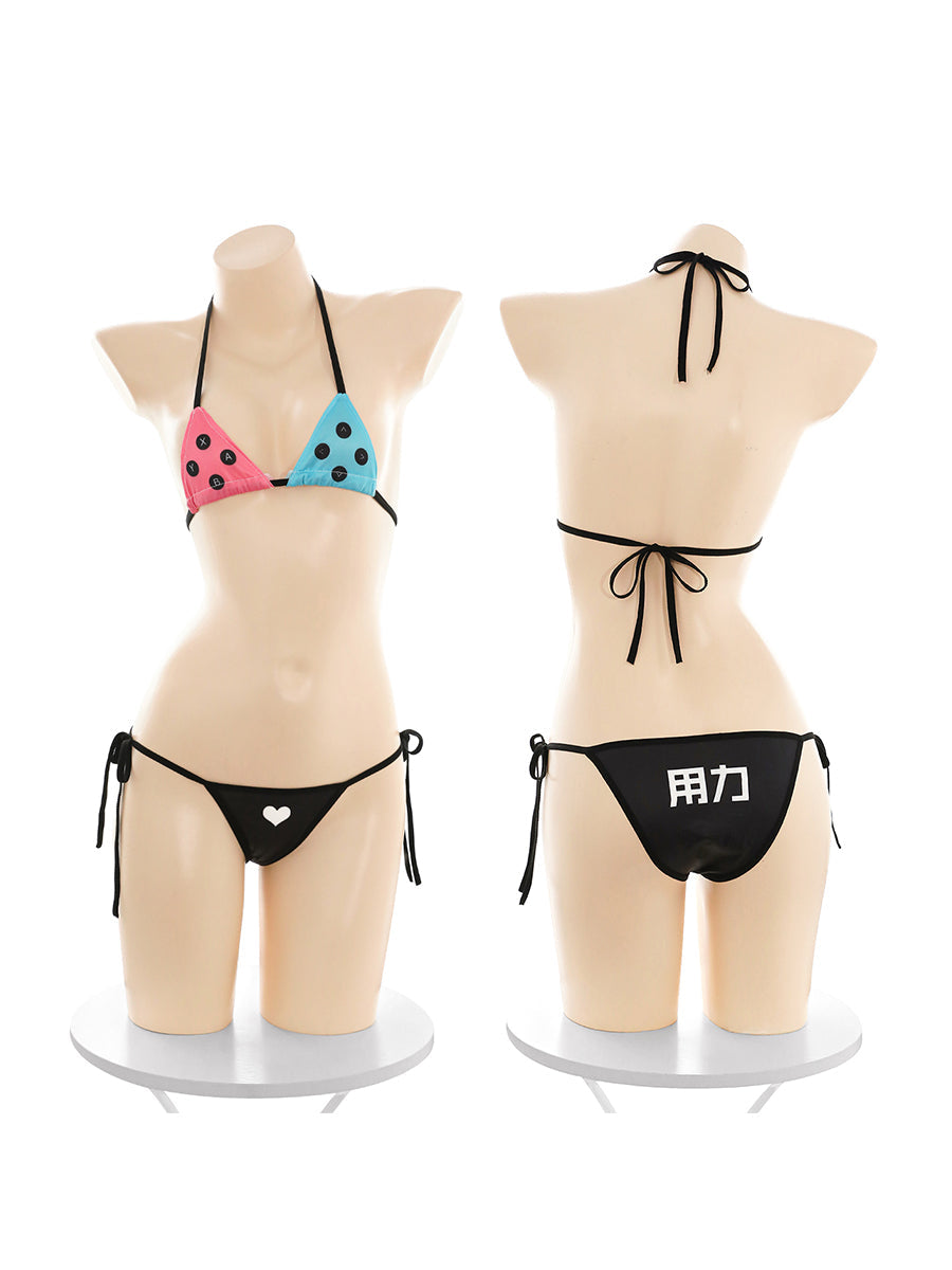 Level Up Gamer Cosplay Bikini Set