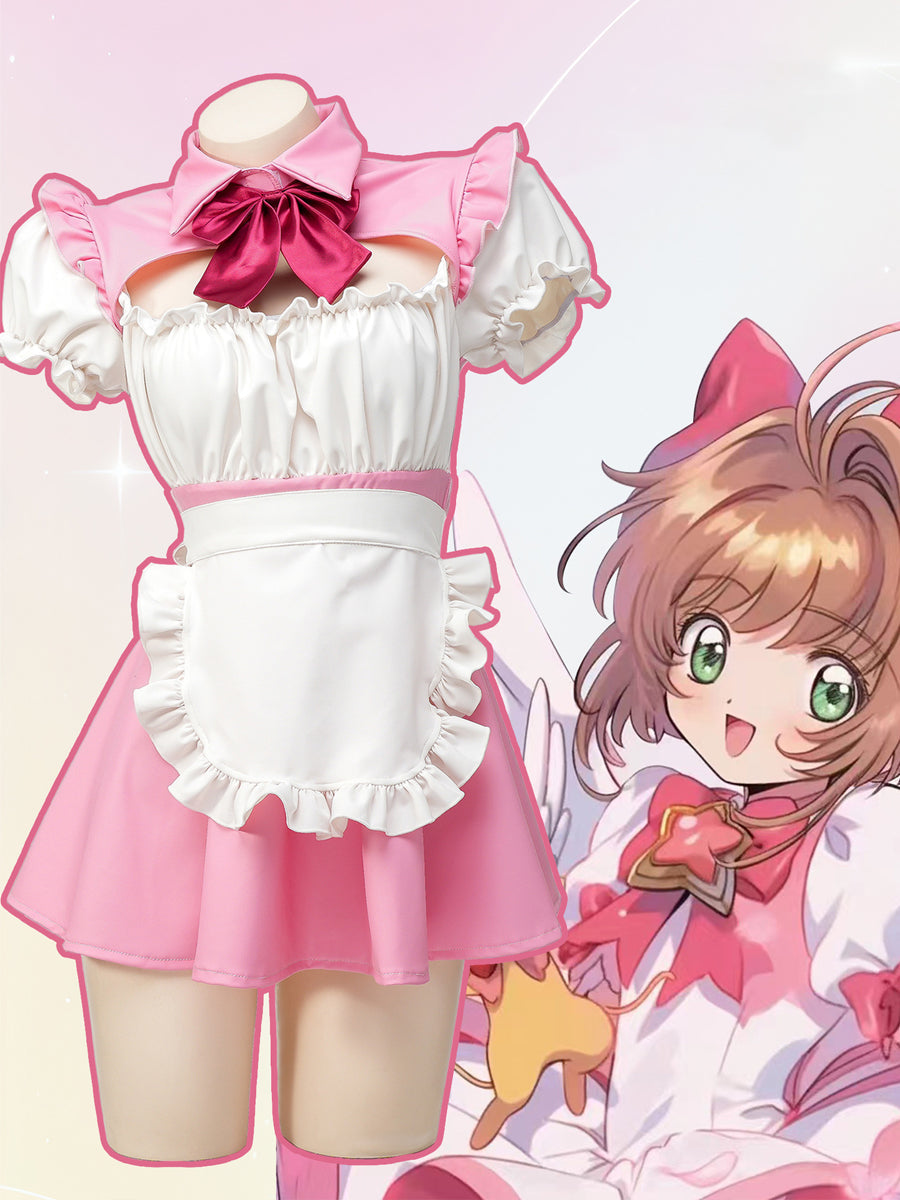Pink Maid Costume for Women