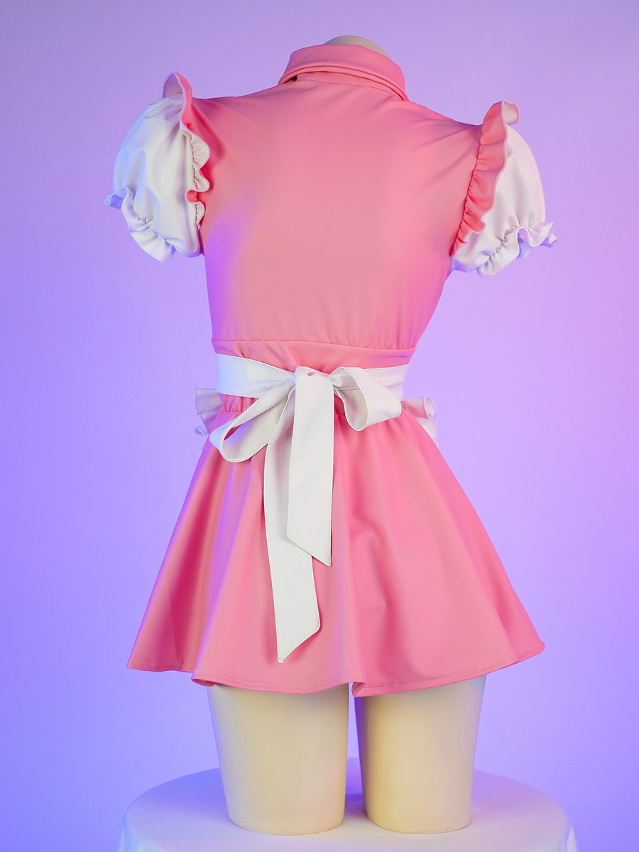 Pink Maid Costume for Women