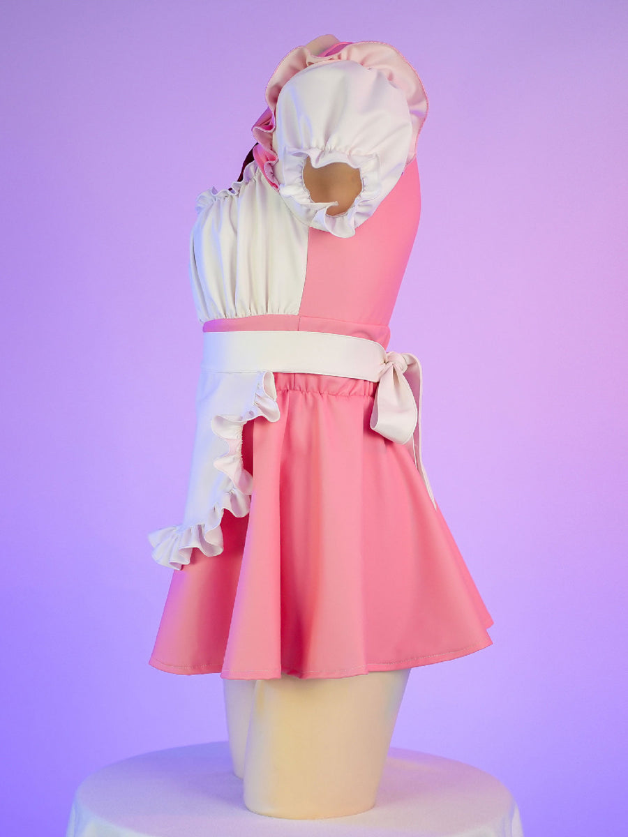 Pink Maid Costume for Women
