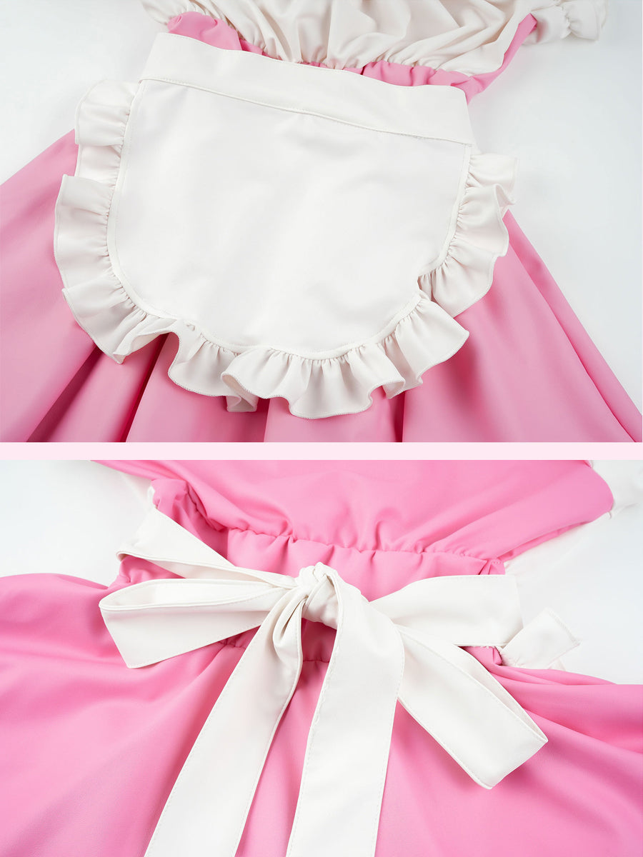 Pink Maid Costume for Women