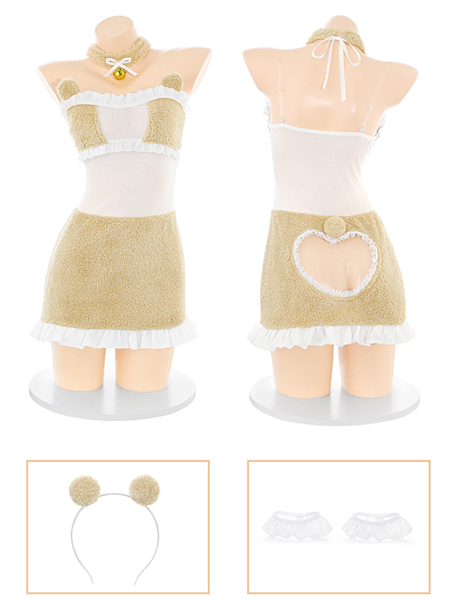 Plush Honey Bear Cosplay Set