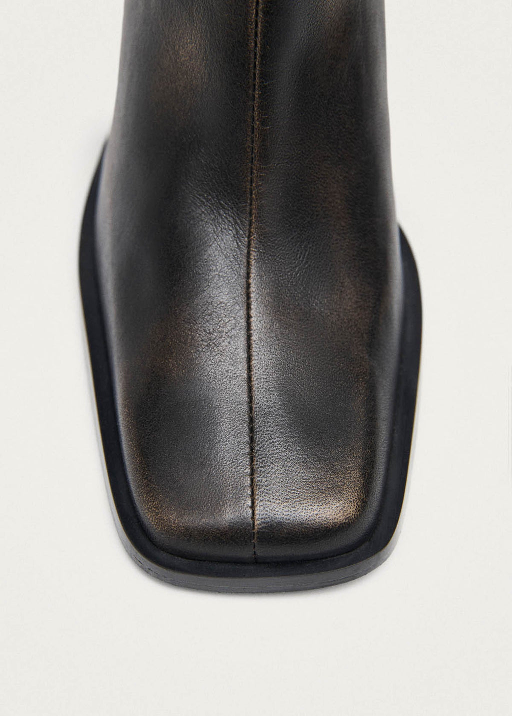 South Vintage Effect Brown Ankle Boots