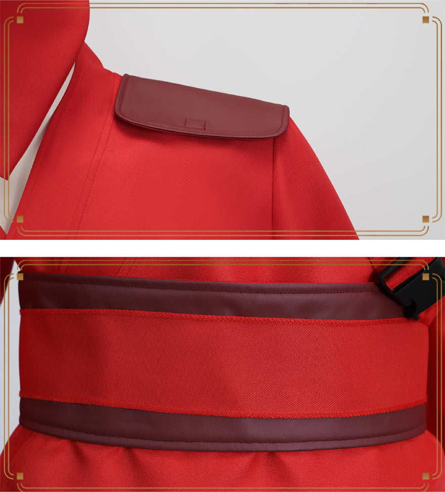 Red Shadow Hand Ninja Cosplay Costume