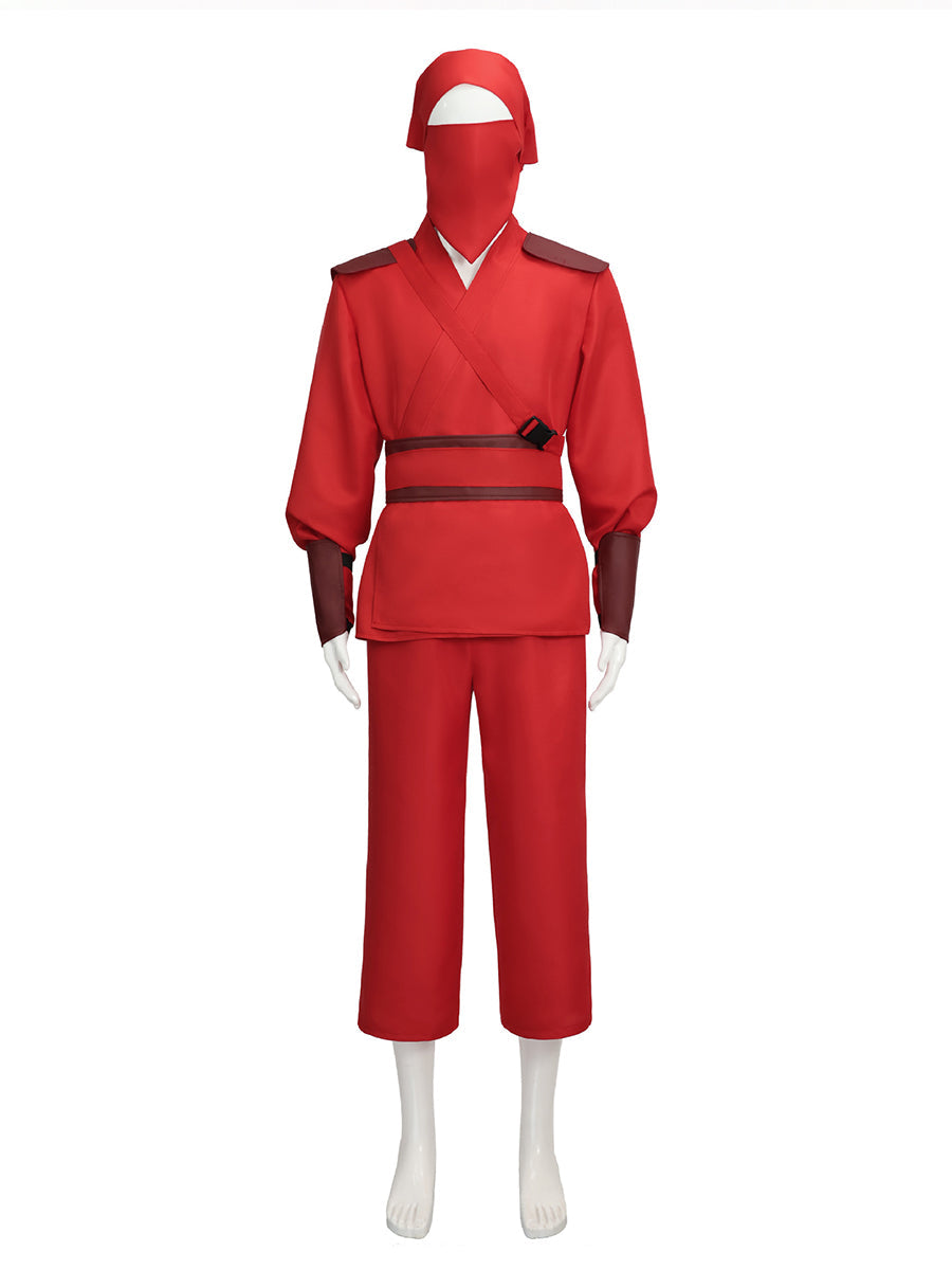Red Shadow Hand Ninja Cosplay Costume