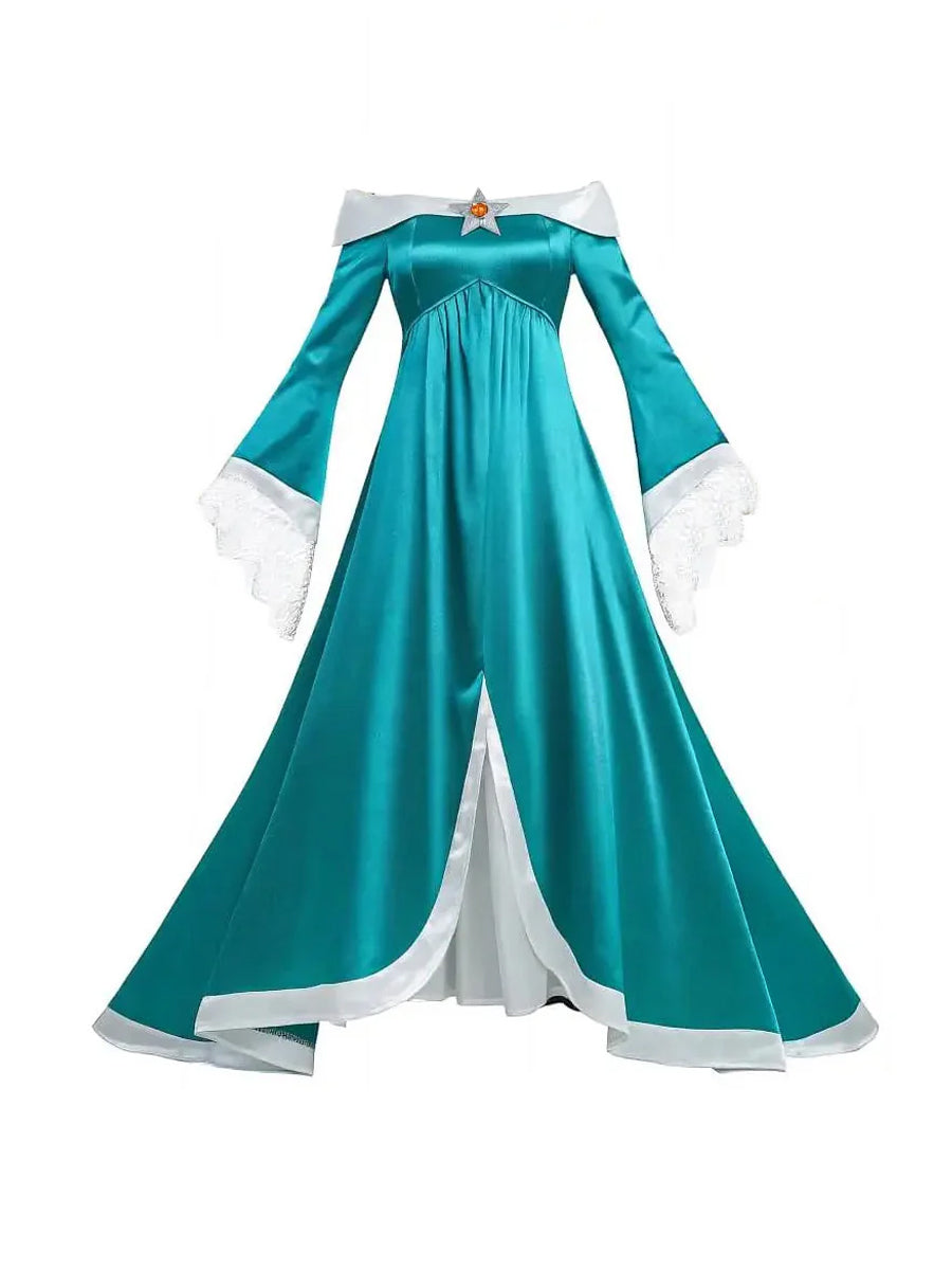 Satin Off Shoulder Princess Costume for Girls and Women