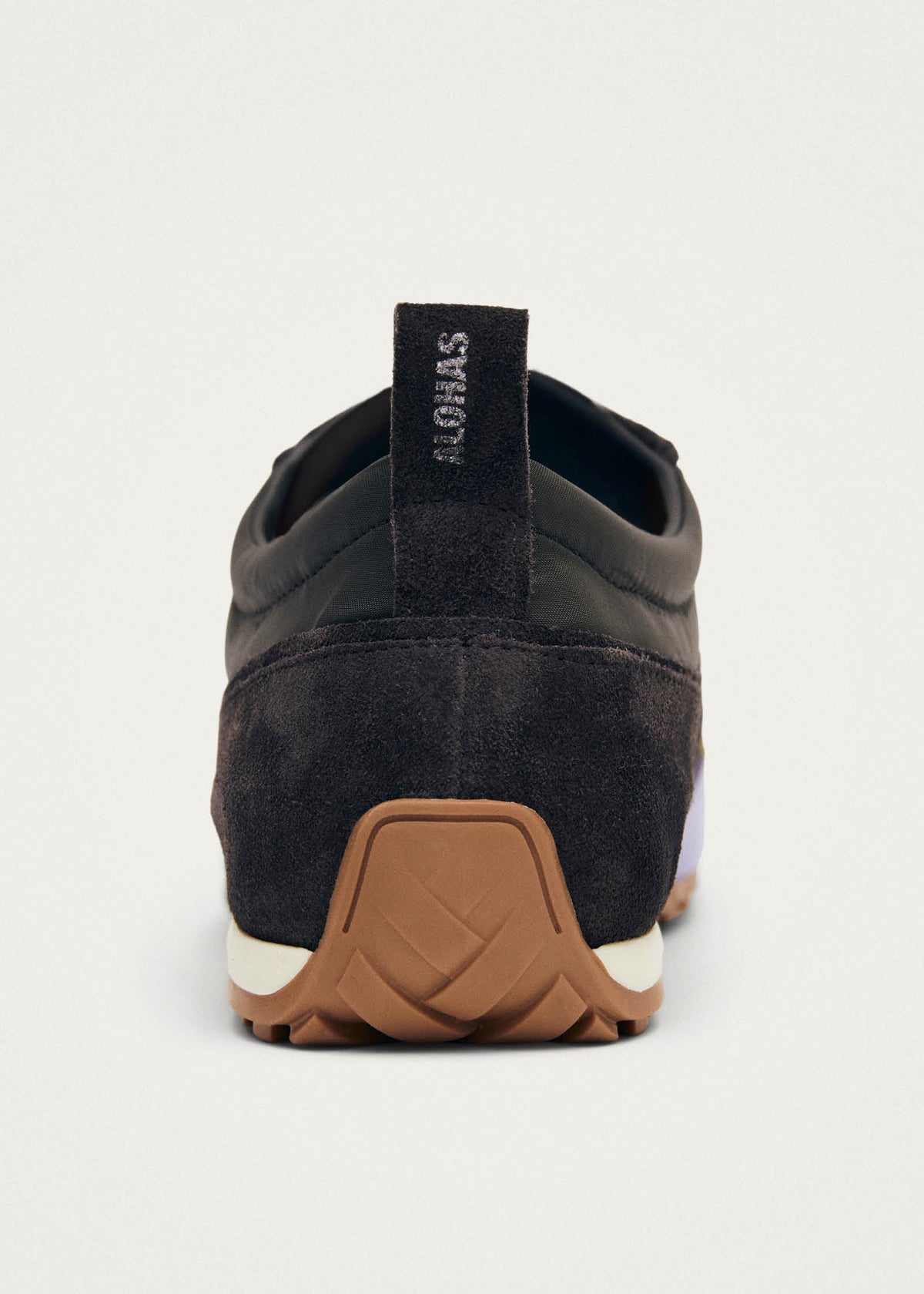 Tb.304 Nylon Brown Leather Sneakers