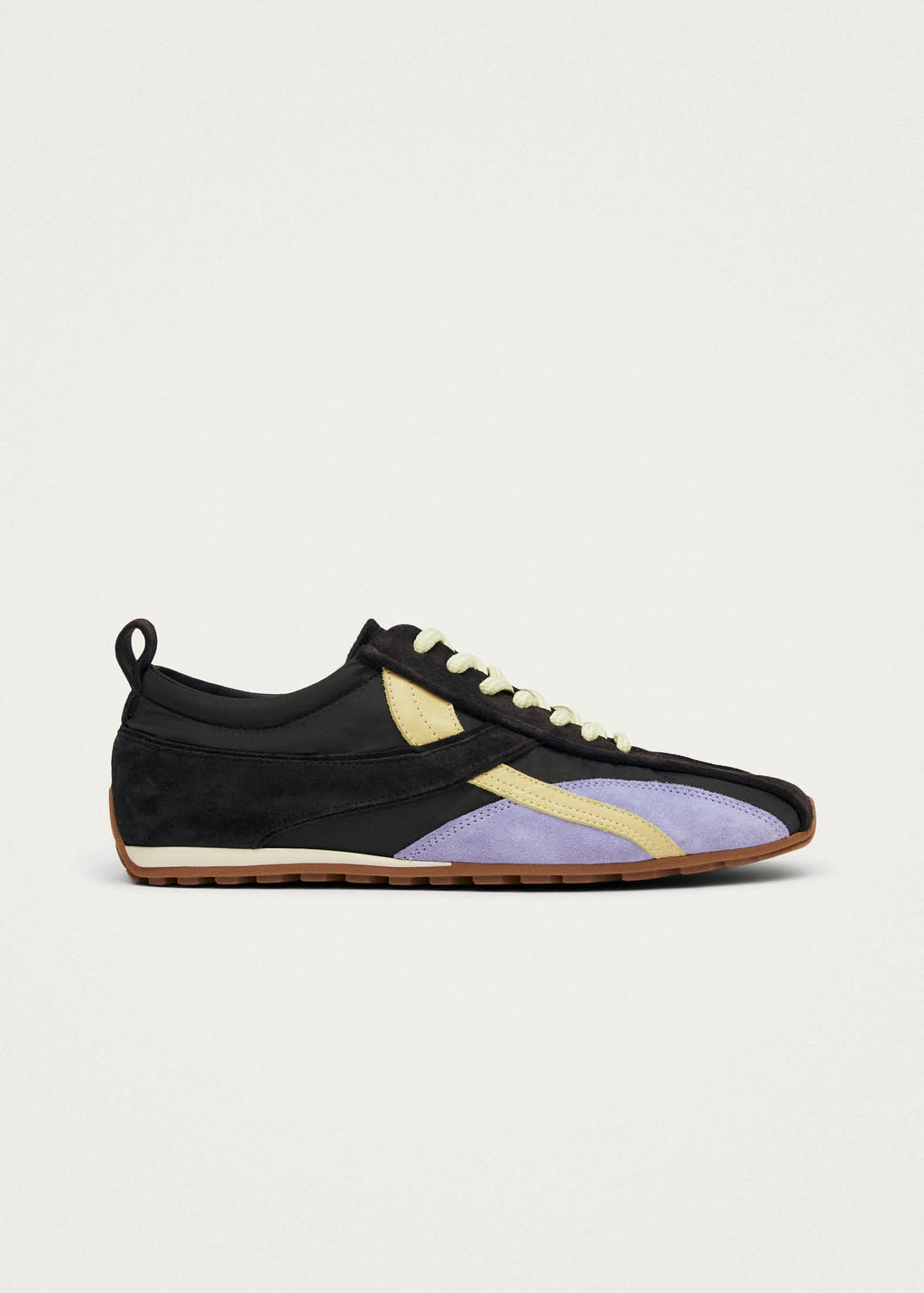 Tb.304 Nylon Brown Leather Sneakers