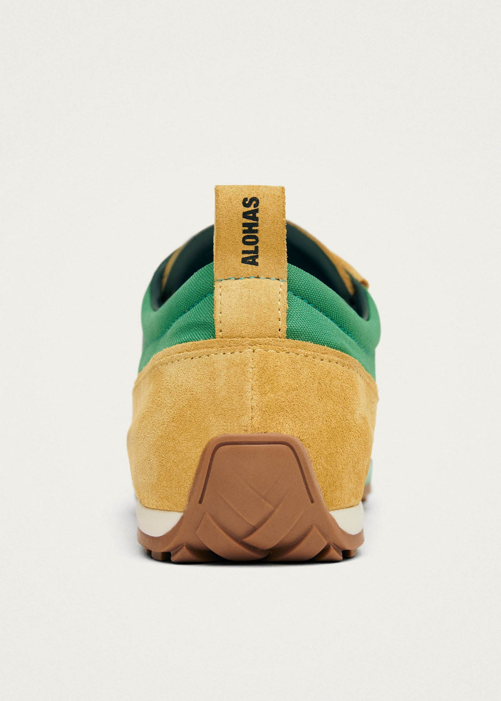 Tb.304 Nylon Green Leather Sneakers