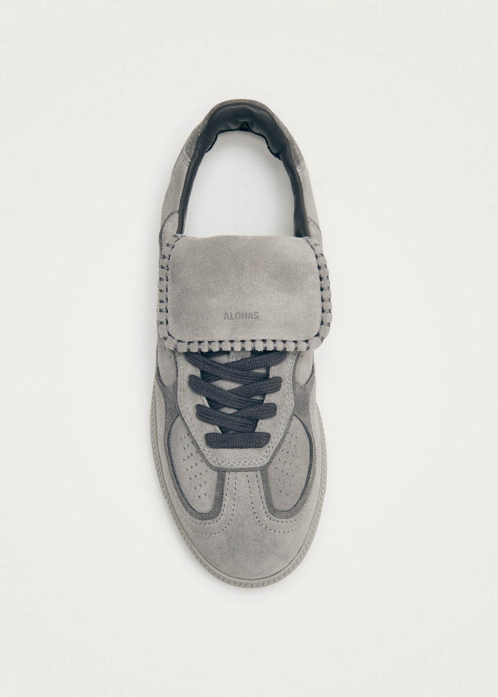 Tb.490 Club Suede Pale Grey Leather Sneakers