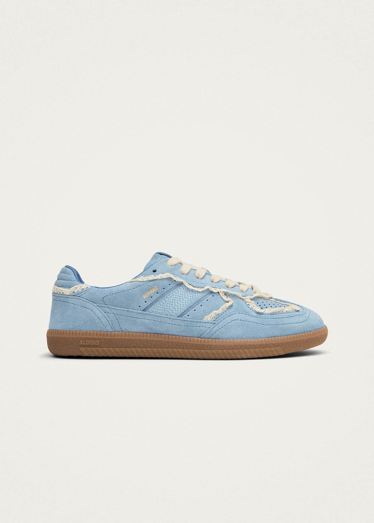 Tb.490 Crochet Blue Leather Sneakers
