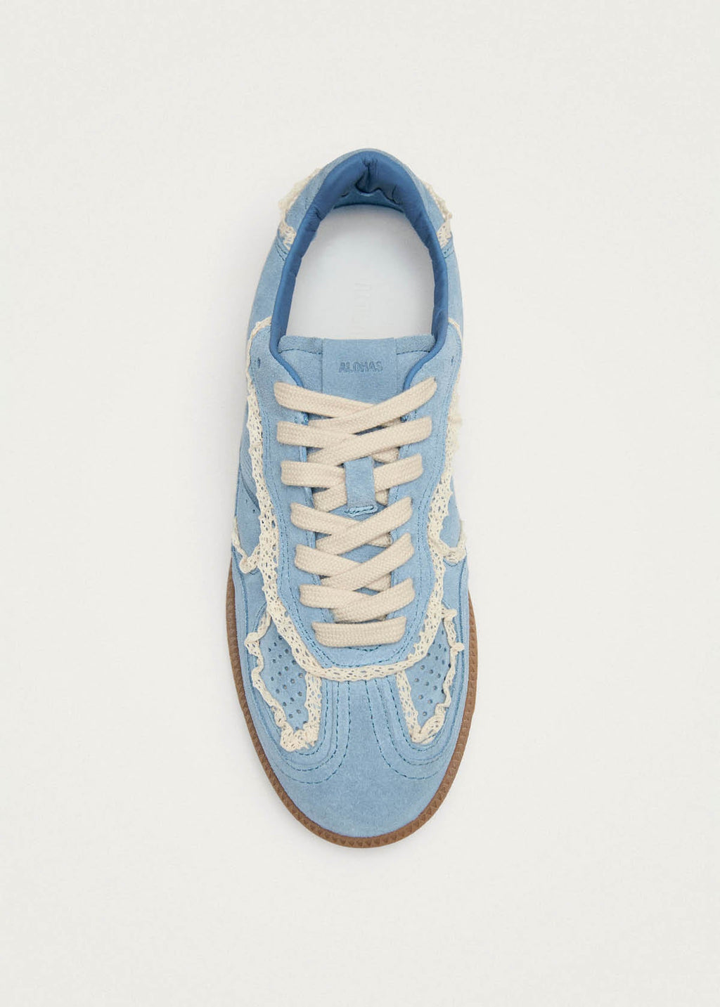 Tb.490 Crochet Blue Leather Sneakers