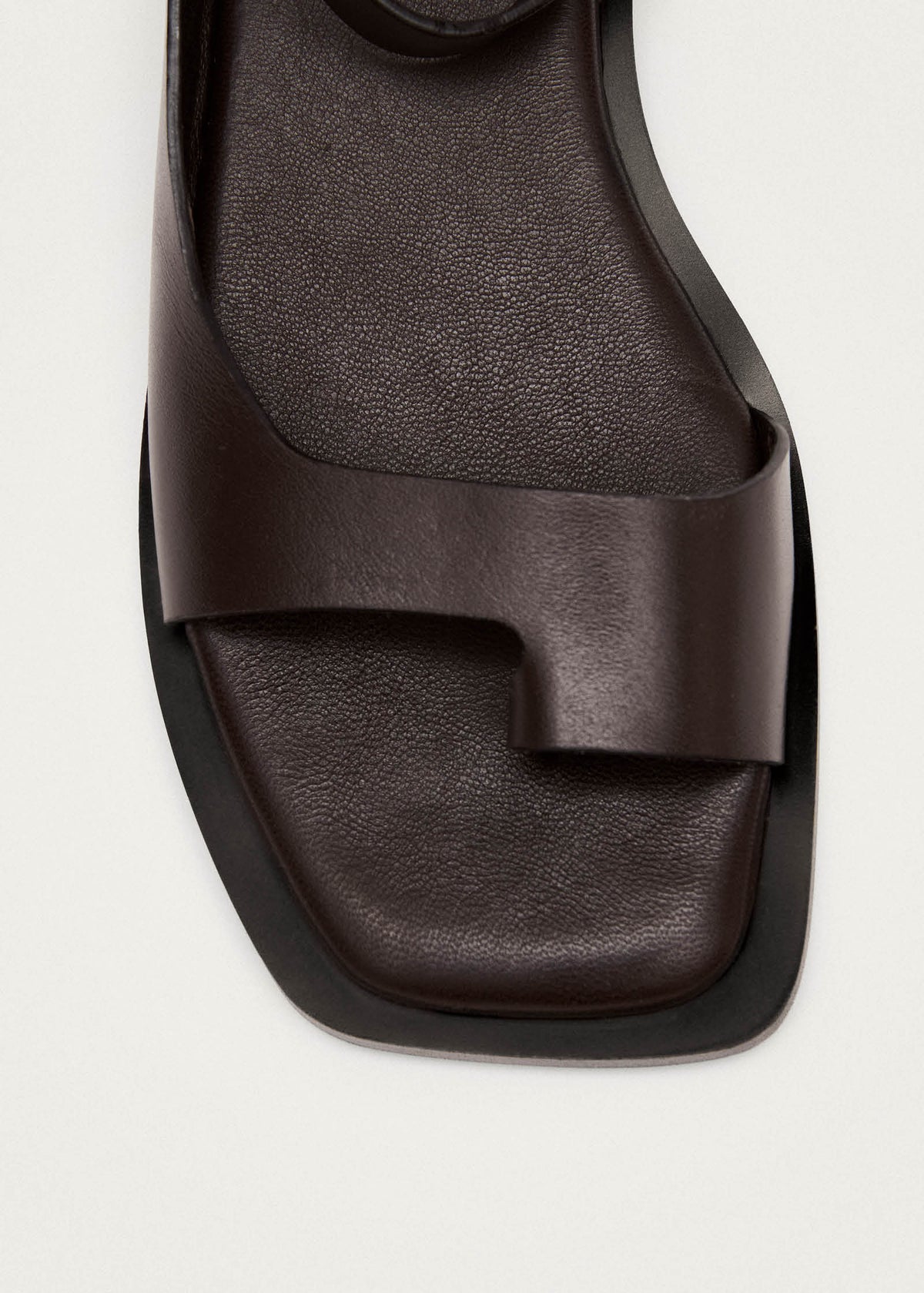 Tebas Brown Leather Sandals