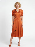 Noir Bride Splatter Satin Dress for Kids and Women