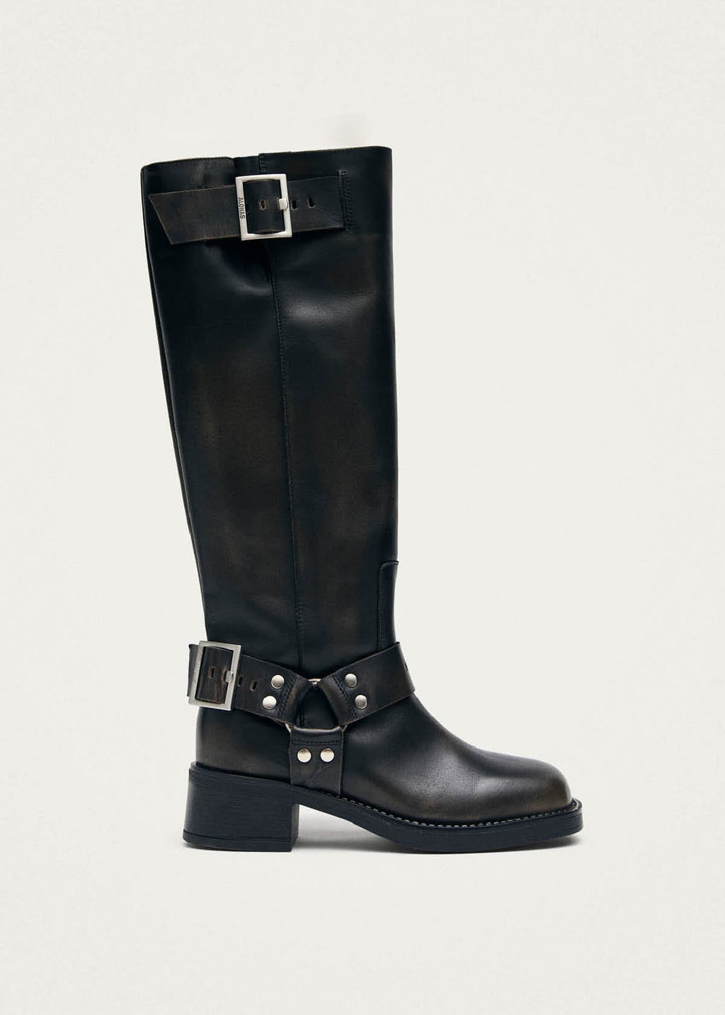 Tomi Vintage Effect Brown Leather Boots
