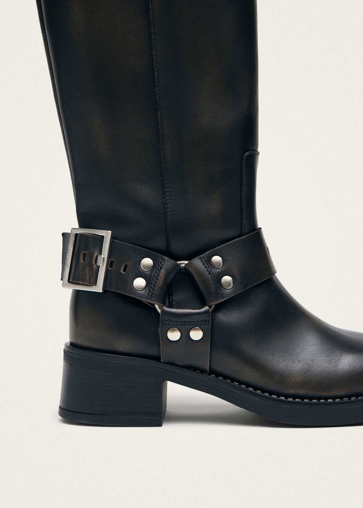 Tomi Vintage Effect Brown Leather Boots