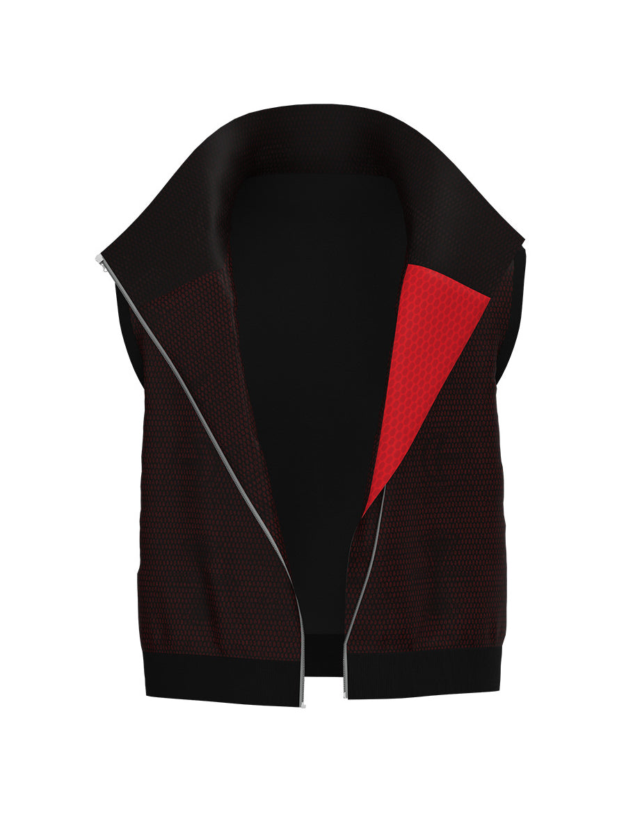Red Vampire Tech Rebel Costume for Adults and Kids